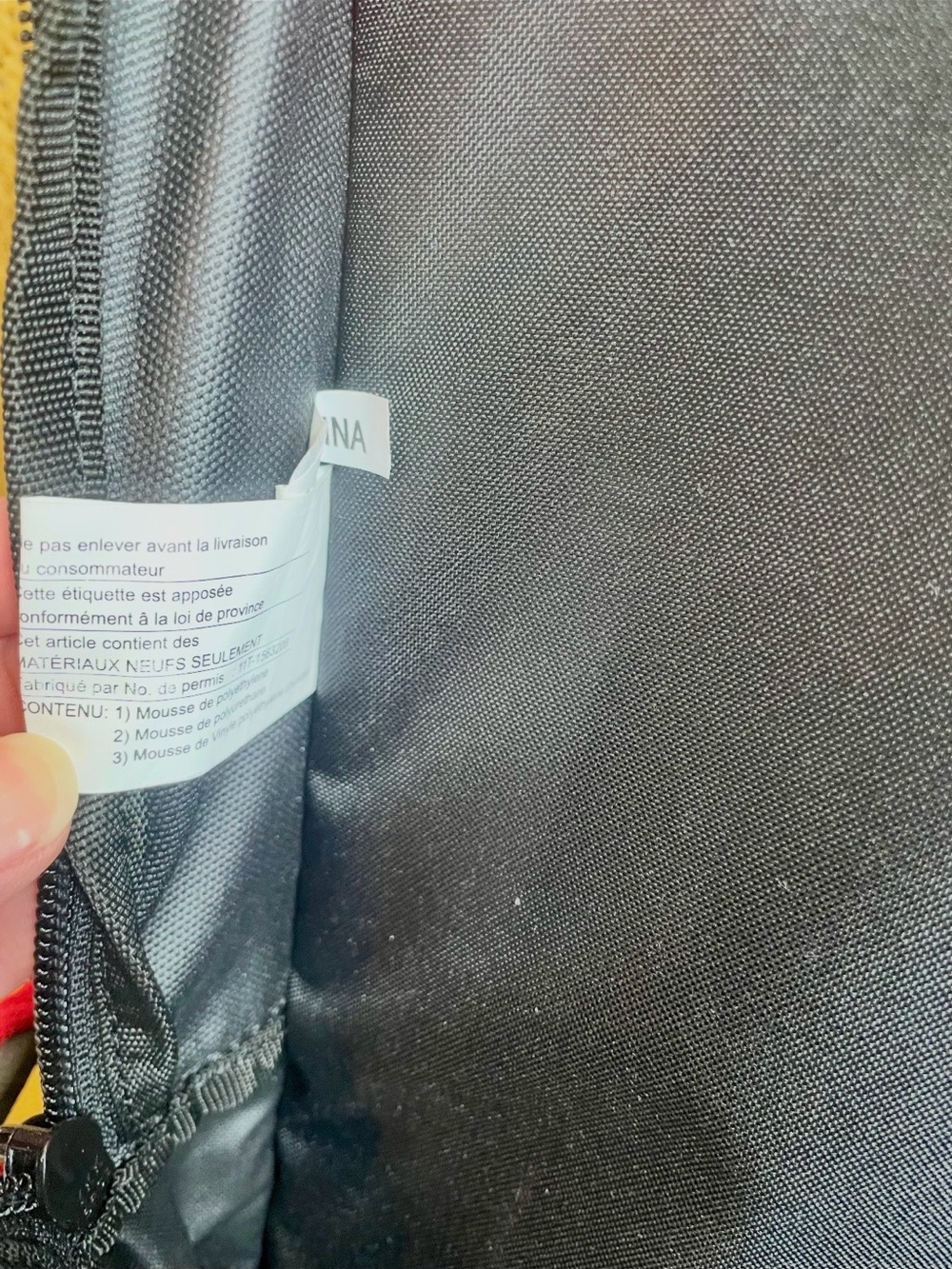 Pelican Black  Backpack with Red Accents - Picture 8 of 16